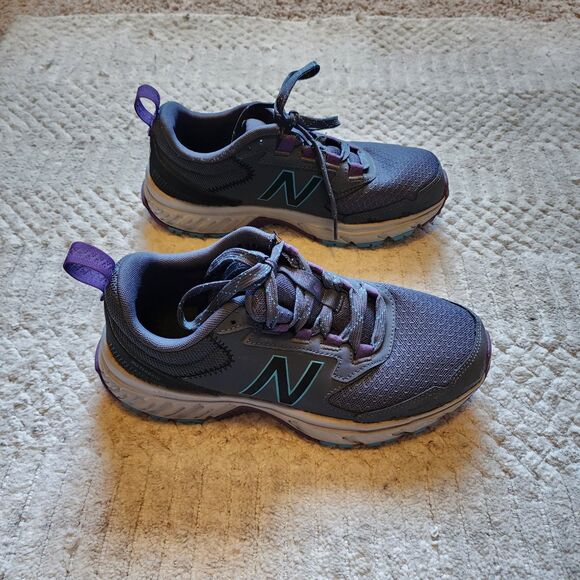 New Balance 510v5 Women’s Trail Running Shoes Charcoal Purple Size 7 - Picture 13 of 14
